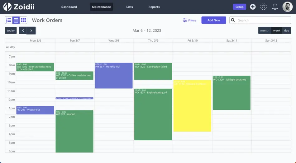 Work Order Scheduler