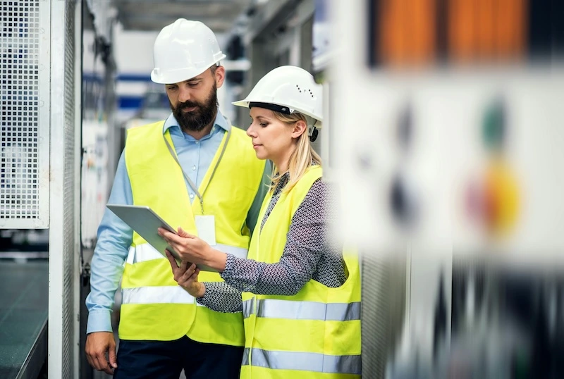 maintenance manager with tablet