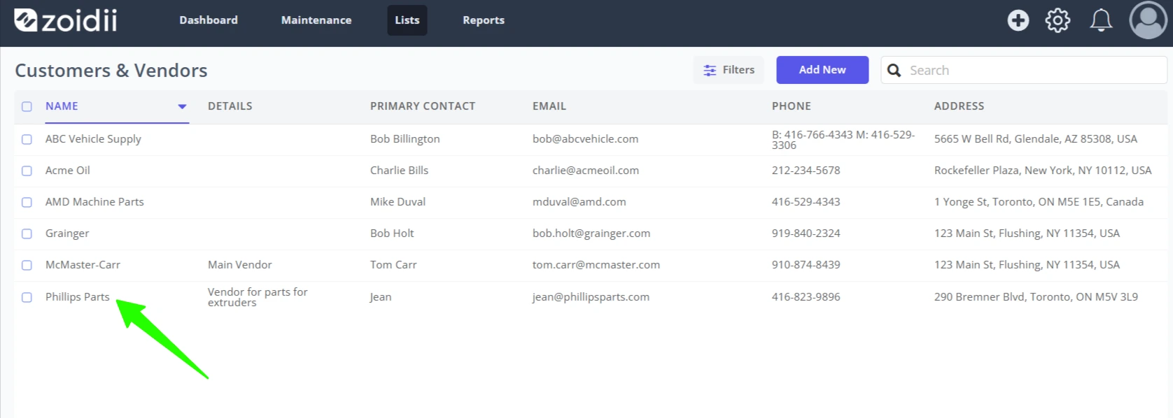 Add/Edit a Business, Customer, or Vendor - 5
