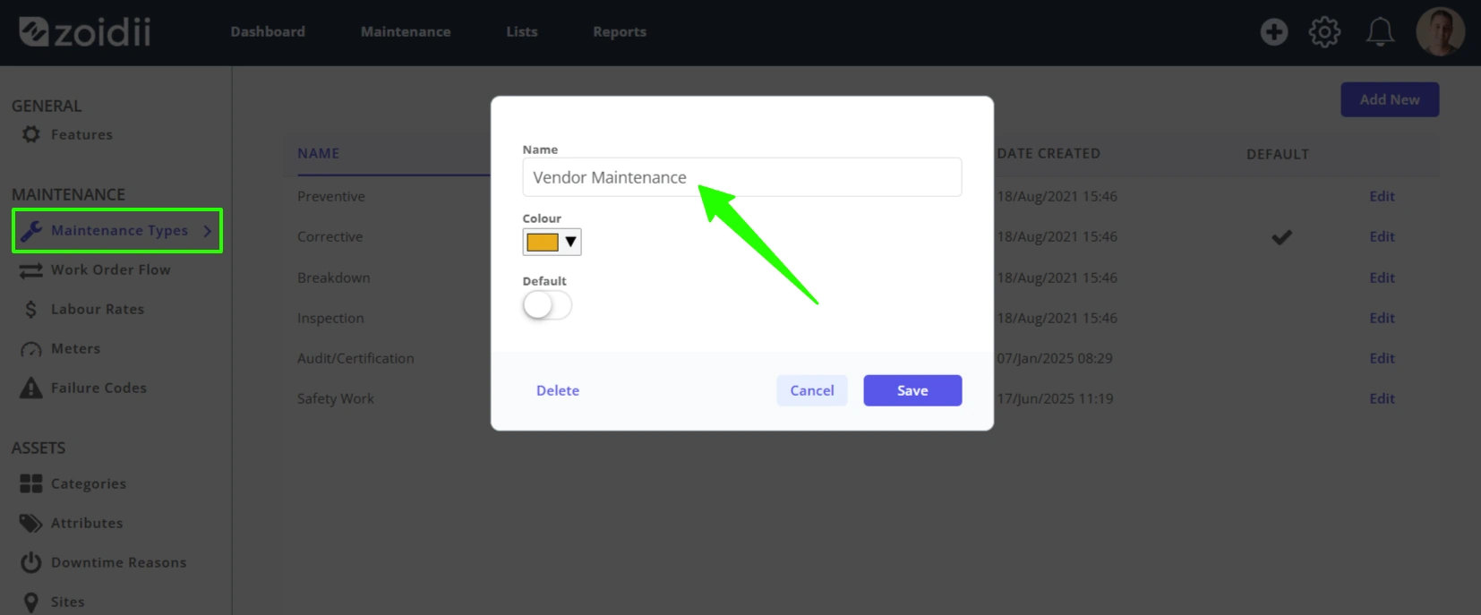 Assign work orders to vendors - 1